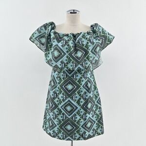 Baum und Pferdgarten Alice‎ Mini Dress Womens Size 6 Ruffle Off The Shoulder
